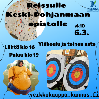 Seinäkiipeilyä, jousiammuntaa ja sumoilua (900903)