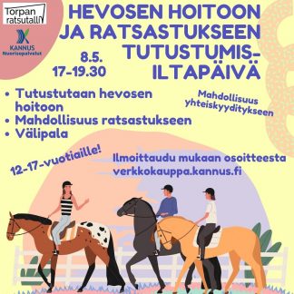 Hevosen hoito ja ratsastus (9205)