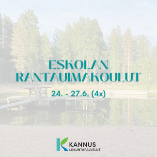 Rantauimakoulu Eskolassa 6 - 9v, klo 14 - 14.45 (500301)