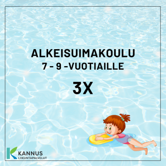 KESÄN 2024 ALKEISUIMAKOULU 7 - 9V, 3X KLO 12.30 - 13.30 (6005003)