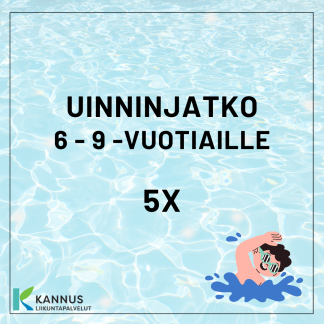 KESÄN 2025 UINNINJATKO 6 - 9V, 5X (60060016)