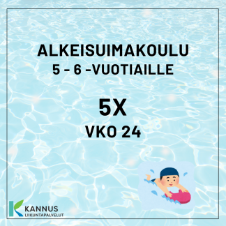 KESÄN 2025 ALKEISUIMAKOULU 5 - 6V, 5X (vko 24) (500842)