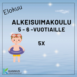 KESÄN 2025 ALKEISUIMAKOULU 5 - 6v, 5X (elokuu) (927)