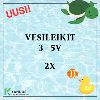 Kesän 2025 vesileikit 3 - 5v, 2x, klo 17 - 18