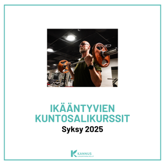 Ikääntyvien kuntosalikurssit Syksy 2025