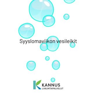 Syysloman vesileikit ti klo 11.30