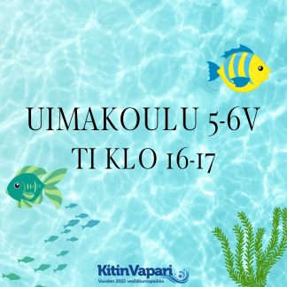 Uimakoulu 5-6v ti klo 16-17