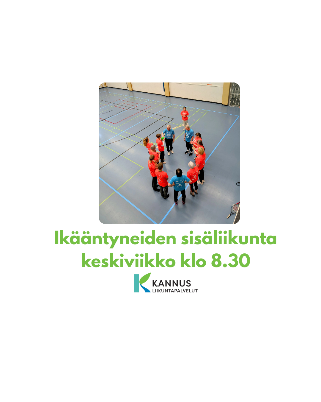 Ikääntyvien keskiviikon sisäliikunta