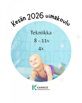 KESÄN 2025 LASTEN TEKNIIKKA 8 - 11V, 4X