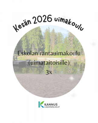 KESÄN 2026 RANTAUIMAKOULU ESKOLASSA, 3X